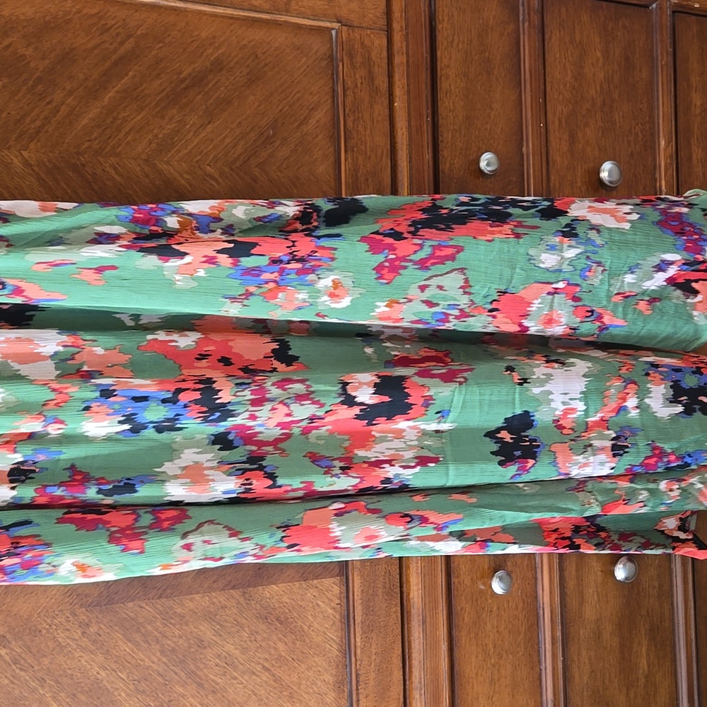 JODIFL Green Floral Maxi Dress - Picture 3 of 3